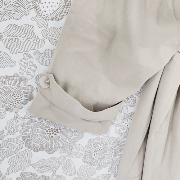 NWT Meshki Andreas oversize Trench Coat Women's XXL Beige - Picture 5 of 9